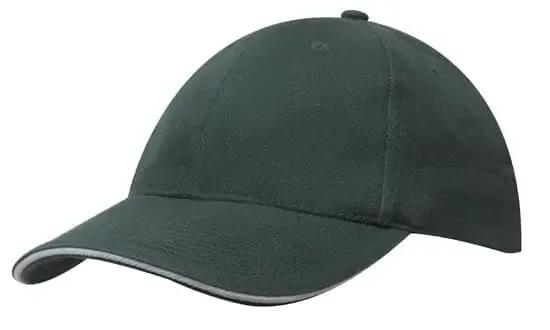 Headwear Brushed Heavy Cotton Cap With Sandwich Trim X12 - 4210 Headwear Professionals